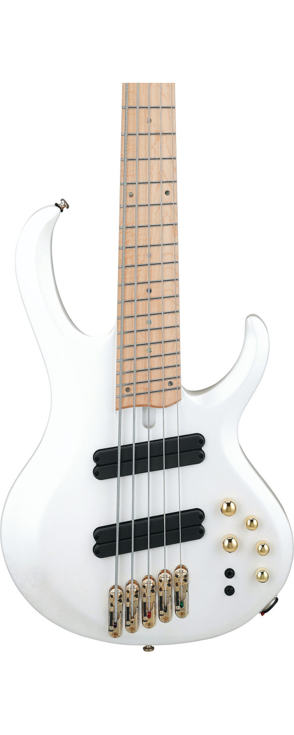 Ibanez BTB605MLM-PWM Bass Workshop BTB Electric Bass 5-String Multi Scale - Pearl White Matte