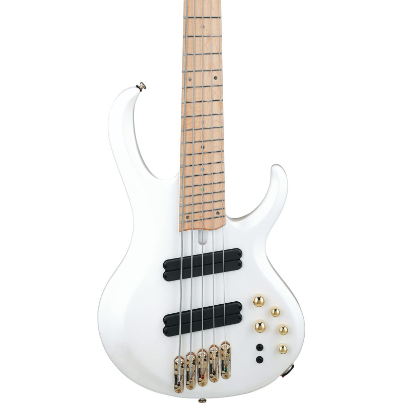 Ibanez BTB605MLM-PWM Bass Workshop BTB Electric Bass 5-String Multi Scale - Pearl White Matte