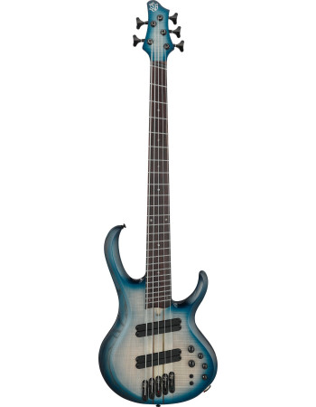 Ibanez BTB705LM-CTL Bass Workshop BTB Electric Bass 5-String Multi Scale - Cosmic Blue Starburst