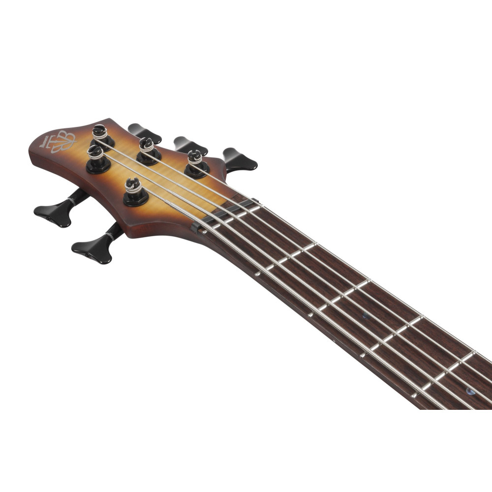 Ibanez BTB705LM-NNF Bass Workshop BTB Electric Bass 5-String Multi Scale - Natural Browned Burst Flat