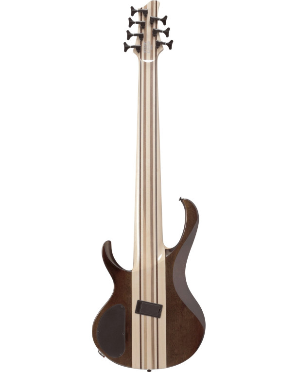 Ibanez BTB7MS-NML Bass Workshop BTB Electric Bass 7-String Multi Scale - Natural Mocha Low Gloss
