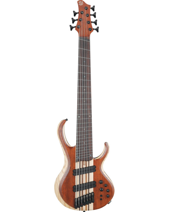 Ibanez BTB7MS-NML Bass Workshop BTB Electric Bass 7-String Multi Scale - Natural Mocha Low Gloss
