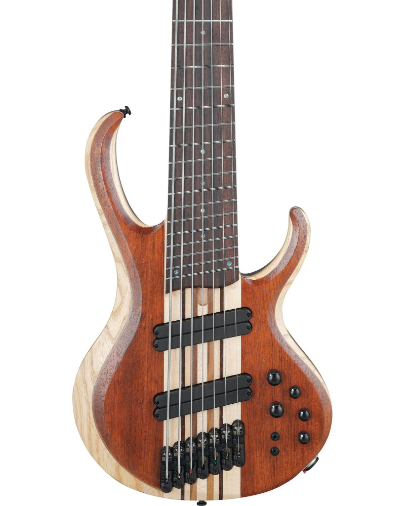 Ibanez BTB7MS-NML Bass Workshop BTB Electric Bass 7-String Multi Scale - Natural Mocha Low Gloss