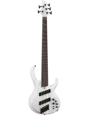 Ibanez BTB865MS-TWF Bass Workshop BTB Electric Bass 5-String - Transparent White Flat + Case