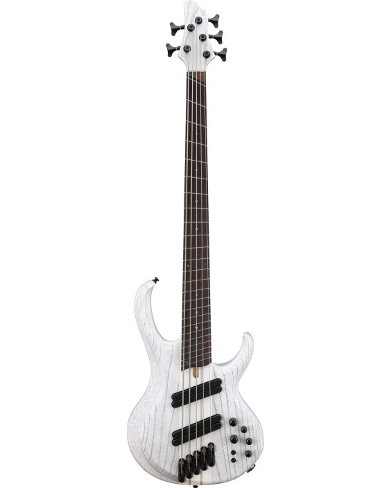 Ibanez BTB865MS-TWF Bass Workshop BTB Electric Bass 5-String - Transparent White Flat + Case