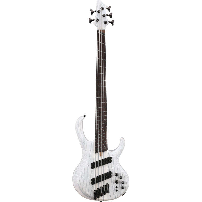 Ibanez BTB865MS-TWF Bass Workshop BTB Electric Bass 5-String - Transparent White Flat + Case