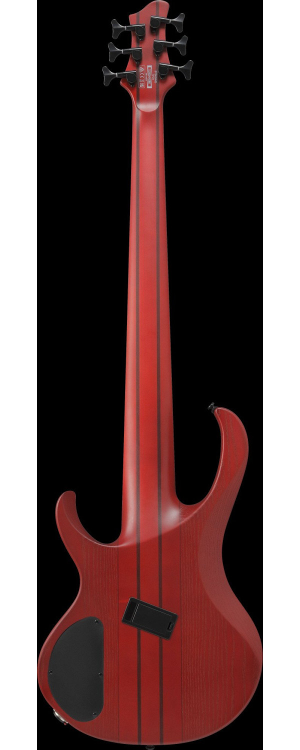 Ibanez BTB866MS-BRF Bass Workshop BTB Electric Bass 6-String - Brown Topaz Burst Flat + Case