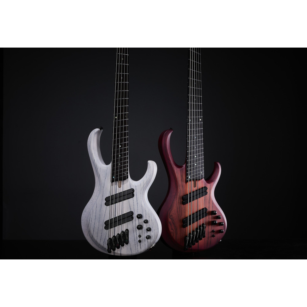 Ibanez BTB866MS-BRF Bass Workshop BTB Electric Bass 6-String - Brown Topaz Burst Flat + Case