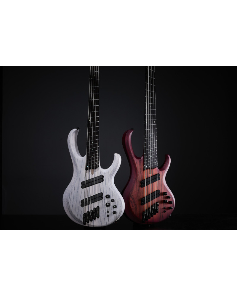 Ibanez BTB866MS-BRF Bass Workshop BTB Electric Bass 6-String - Brown Topaz Burst Flat + Case