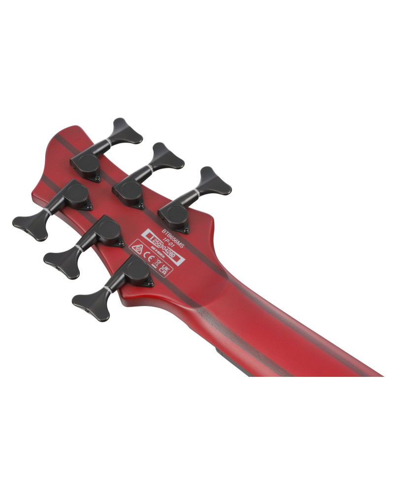 Ibanez BTB866MS-BRF Bass Workshop BTB Electric Bass 6-String - Brown Topaz Burst Flat + Case