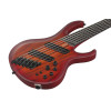 Ibanez BTB866MS-BRF Bass Workshop BTB Electric Bass 6-String - Brown Topaz Burst Flat + Case