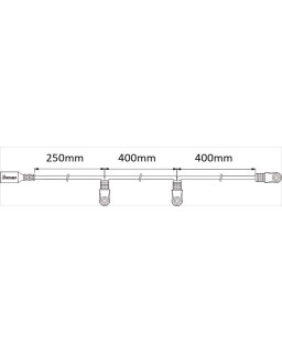 Ibanez DC301L Daisy Chain Cable - 3 way