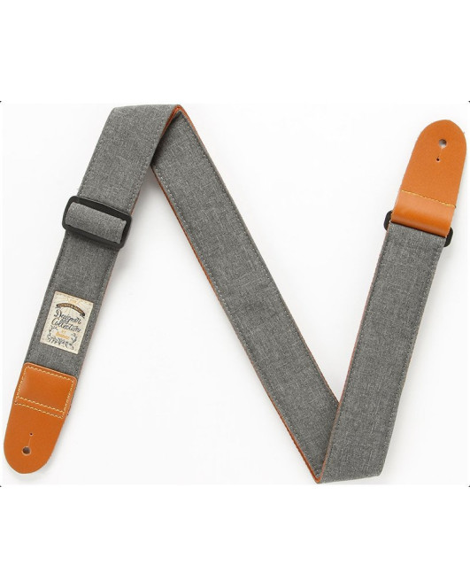 Ibanez DCS50D-CGY Designer Collection Guitar Strap - Charcoal Gray Denim