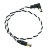 Ibanez DCT16-BWH Twisted DC Cable Black & White, Length: 16