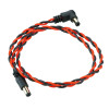 Ibanez DCT24-BNR Twisted DC Cable Black & Neon Red, Length: 24
