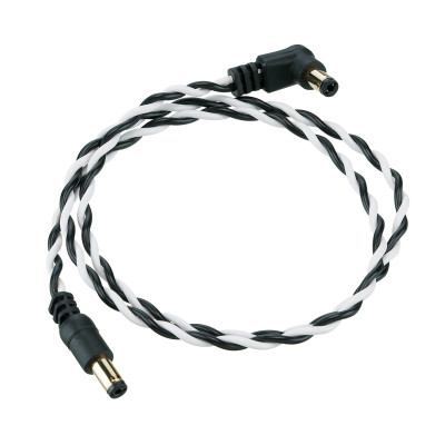 Ibanez DCT24-BWH Twisted DC Cable Black & White, Length: 24