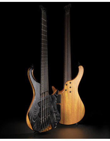 Ibanez EHB1135MS-SKL Bass Workshop EHB Electric Bass 5-String Multi Scale - Silver Wave Black Low Gloss + Gig Bag