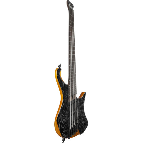 Ibanez EHB1135MS-SKL Bass Workshop EHB Electric Bass 5-String Multi Scale - Silver Wave Black Low Gloss + Gig Bag