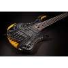 Ibanez EHB1135MS-SKL Bass Workshop EHB Electric Bass 5-String Multi Scale - Silver Wave Black Low Gloss + Gig Bag
