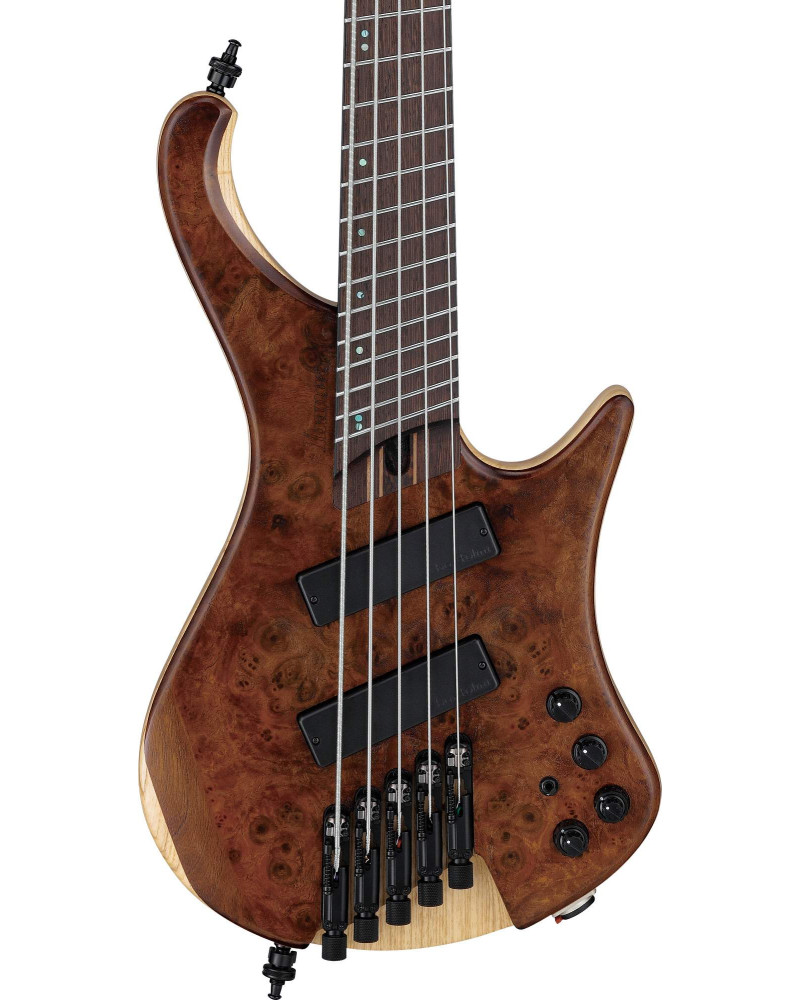 Ibanez EHB1265MS-NML Bass Workshop EHB Electric Bass 5-String Multi Scale - Natural Mocha Low Gloss + Gig Bag