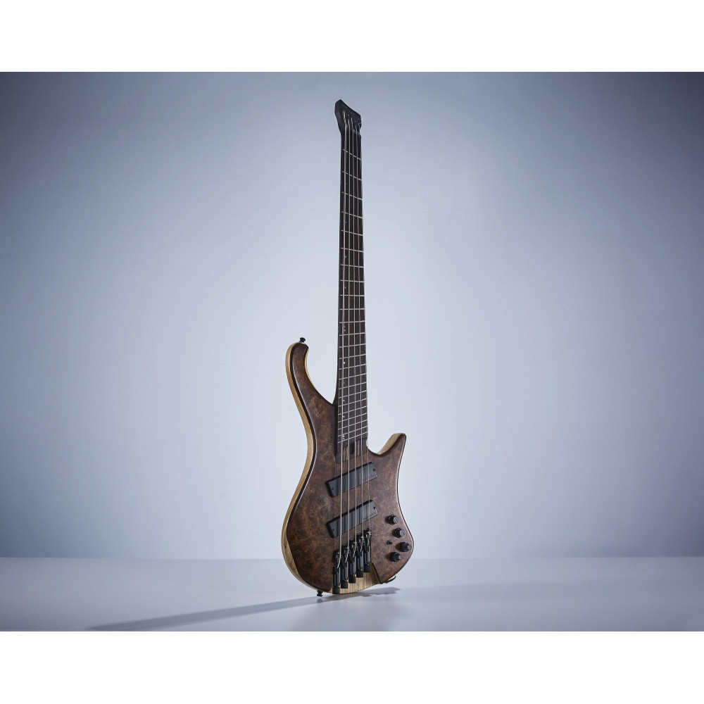 Ibanez EHB1265MS-NML Bass Workshop EHB Electric Bass 5-String Multi Scale - Natural Mocha Low Gloss + Gig Bag