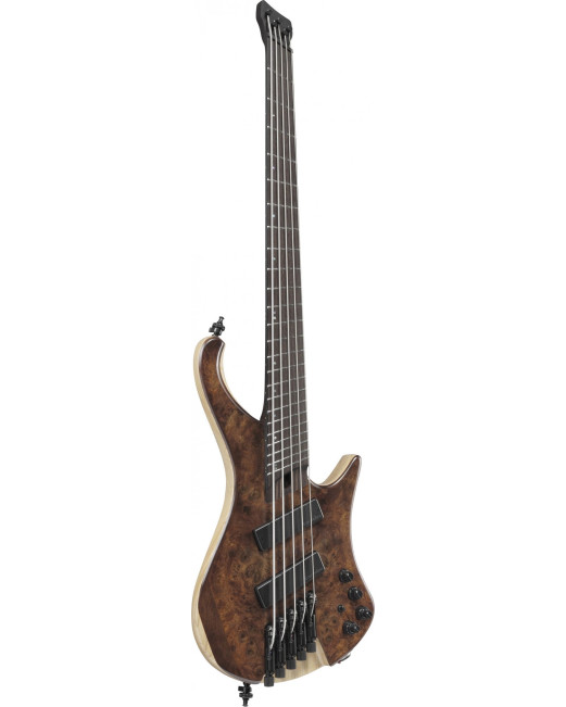 Ibanez EHB1265MS-NML Bass Workshop EHB Electric Bass 5-String Multi Scale - Natural Mocha Low Gloss + Gig Bag