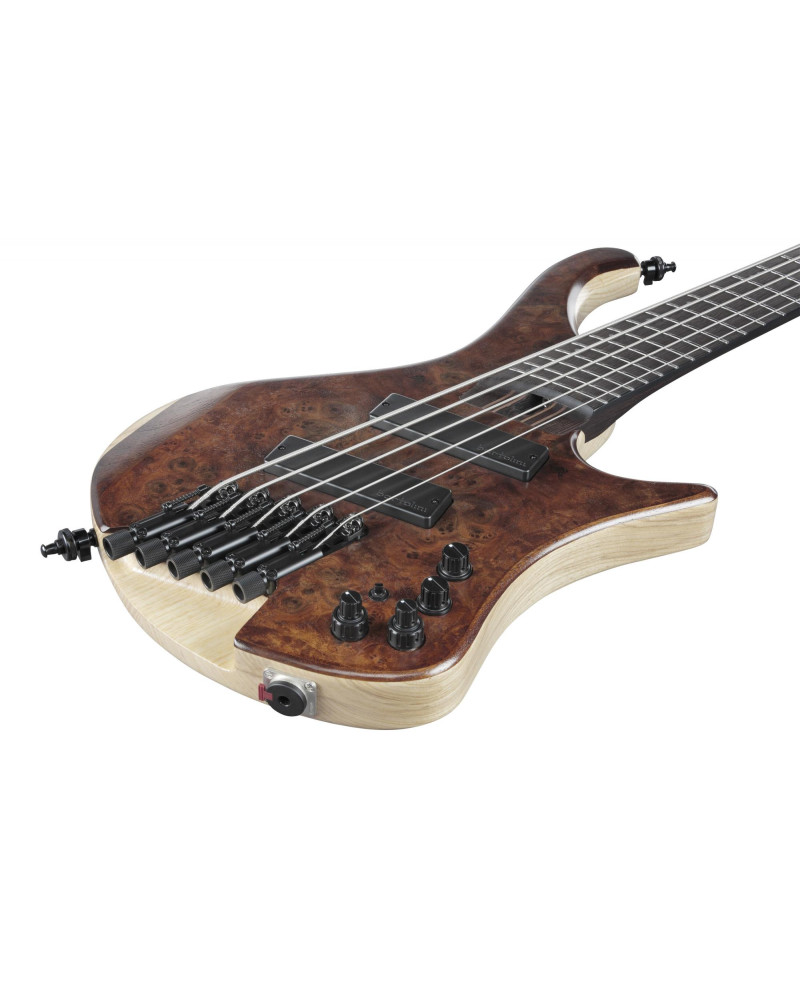 Ibanez EHB1265MS-NML Bass Workshop EHB Electric Bass 5-String Multi Scale - Natural Mocha Low Gloss + Gig Bag