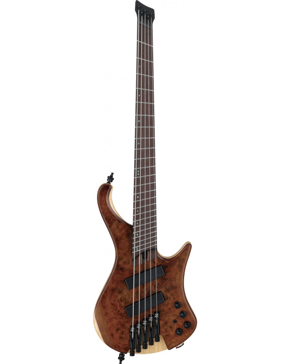 Ibanez EHB1265MS-NML Bass Workshop EHB Electric Bass 5-String Multi Scale - Natural Mocha Low Gloss + Gig Bag