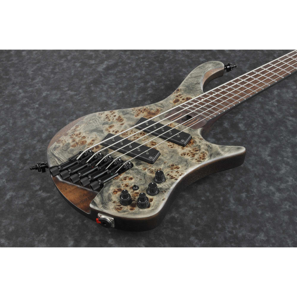 Ibanez EHB1505MS-BIF Bass Workshop EHB Electric Bass 5-String Multi Scale - Black Ice Flat + Gig Bag