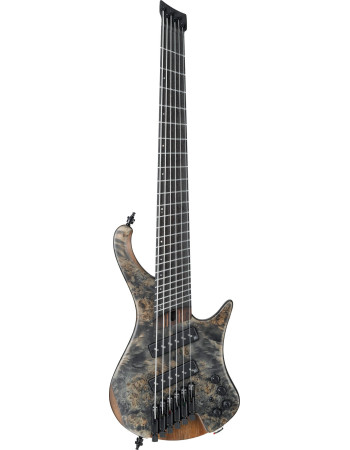 Ibanez EHB1506MS-BIF Bass Workshop EHB Electric Bass 6-String Multi Scale - Black Ice Flat + Gig Bag PGPGB