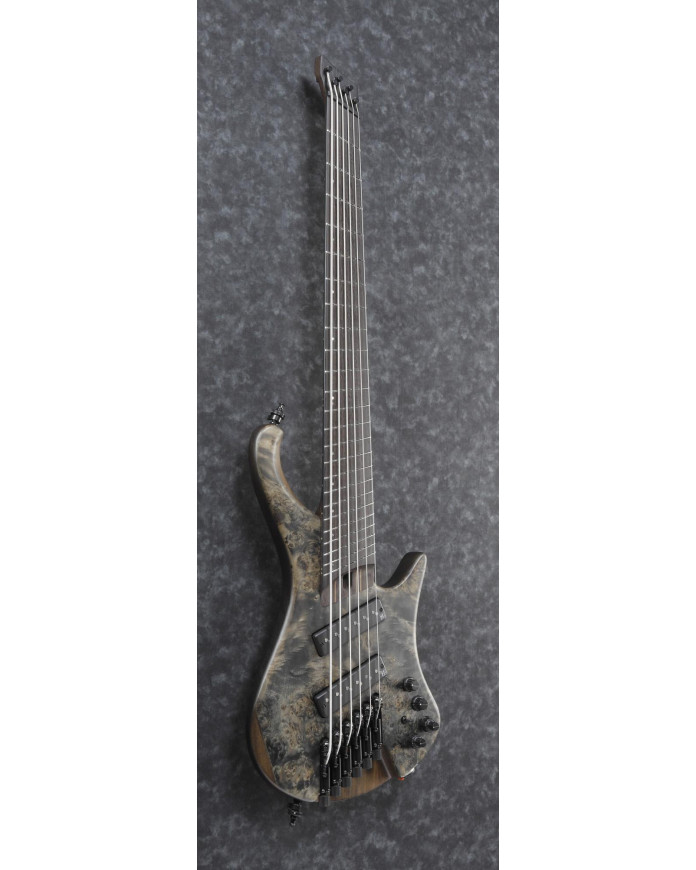 Ibanez EHB1506MS-BIF Bass Workshop EHB Electric Bass 6-String Multi Scale - Black Ice Flat + Gig Bag PGPGB