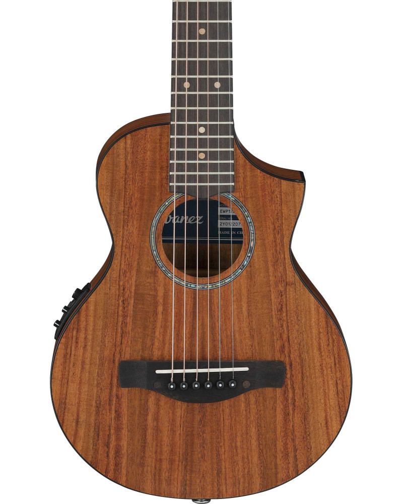 Ibanez EWP12EWB-OPN EWP Piccolo Guitar 6-String - Open Pore Natural + Gig Bag