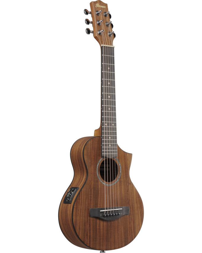 Ibanez EWP12EWB-OPN EWP Piccolo Guitar 6-String - Open Pore Natural + Gig Bag