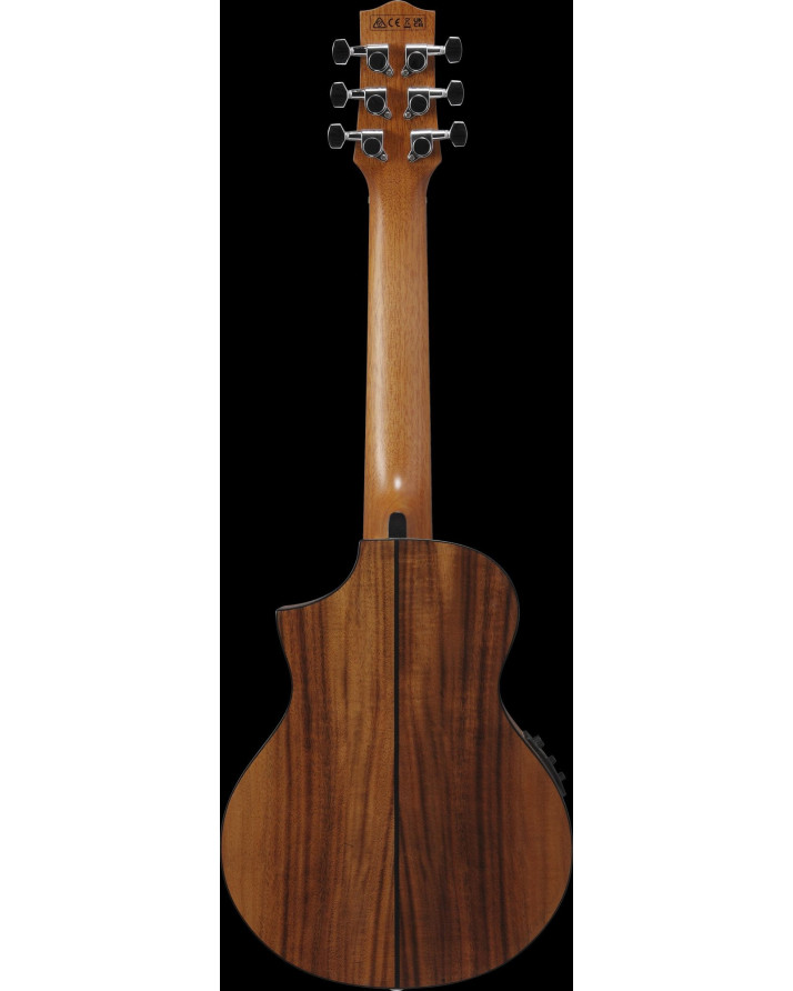 Ibanez EWP12EWB-OPN EWP Piccolo Guitar 6-String - Open Pore Natural + Gig Bag