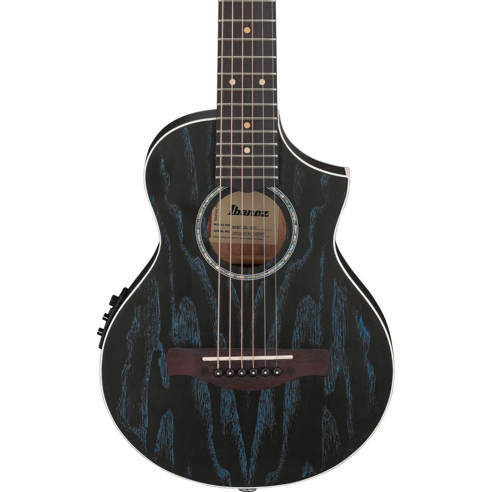 Ibanez EWP16EWB-GAO EWP Piccolo Guitar 6-String - Galaxy Aqua Open Pore + Gig Bag