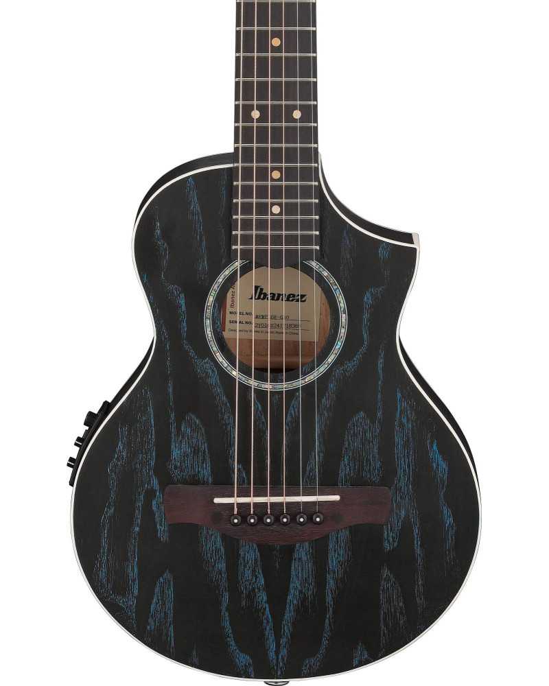 Ibanez EWP16EWB-GAO EWP Piccolo Guitar 6-String - Galaxy Aqua Open Pore + Gig Bag