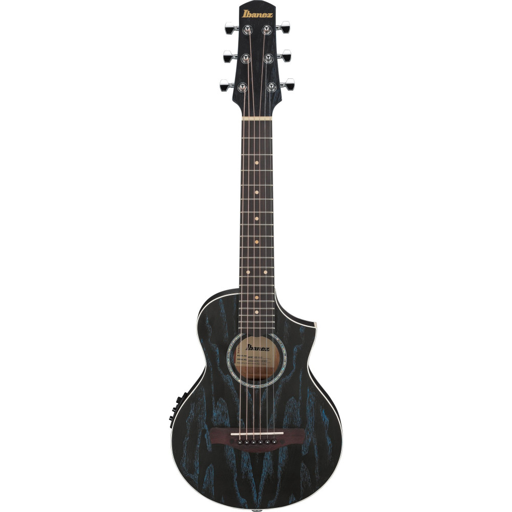 Ibanez EWP16EWB-GAO EWP Piccolo Guitar 6-String - Galaxy Aqua Open Pore + Gig Bag