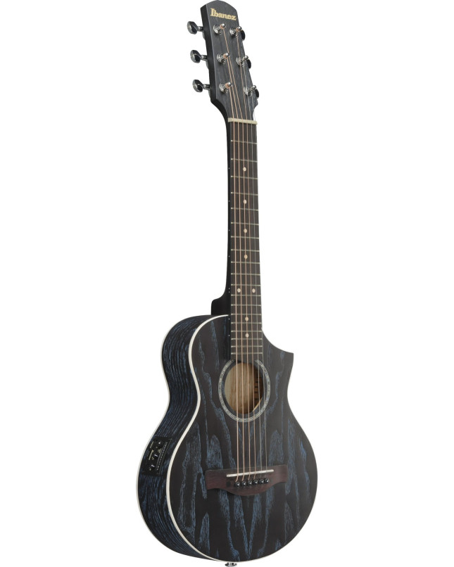 Ibanez EWP16EWB-GAO EWP Piccolo Guitar 6-String - Galaxy Aqua Open Pore + Gig Bag