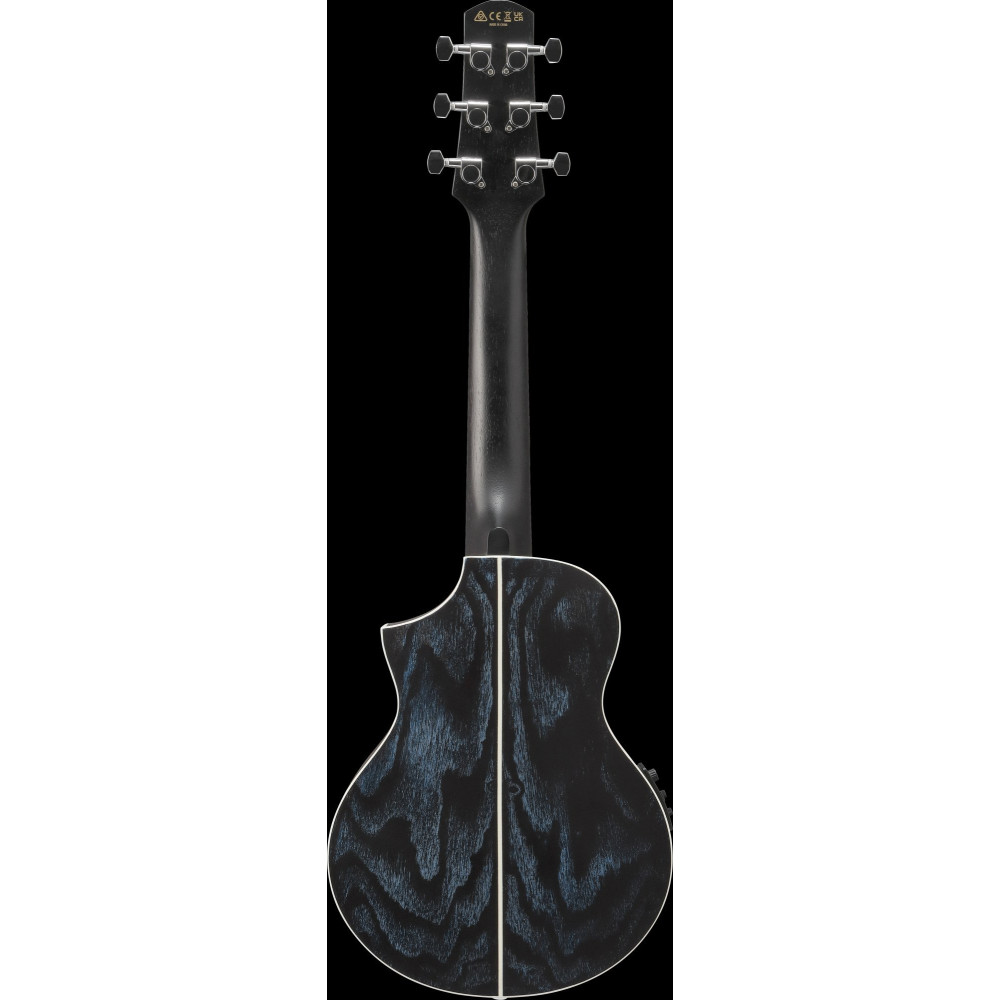 Ibanez EWP16EWB-GAO EWP Piccolo Guitar 6-String - Galaxy Aqua Open Pore + Gig Bag