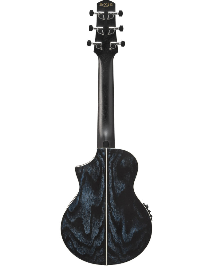 Ibanez EWP16EWB-GAO EWP Piccolo Guitar 6-String - Galaxy Aqua Open Pore + Gig Bag