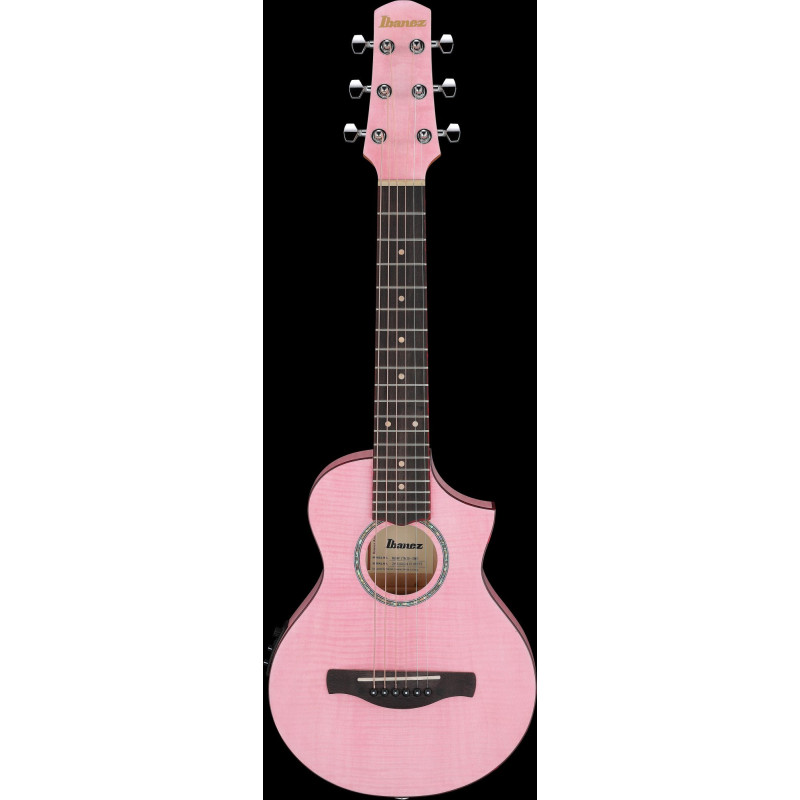 Ibanez EWP17M2E-SMO EWP Piccolo Guitar 6-String - Strawberry Milk Open Pore