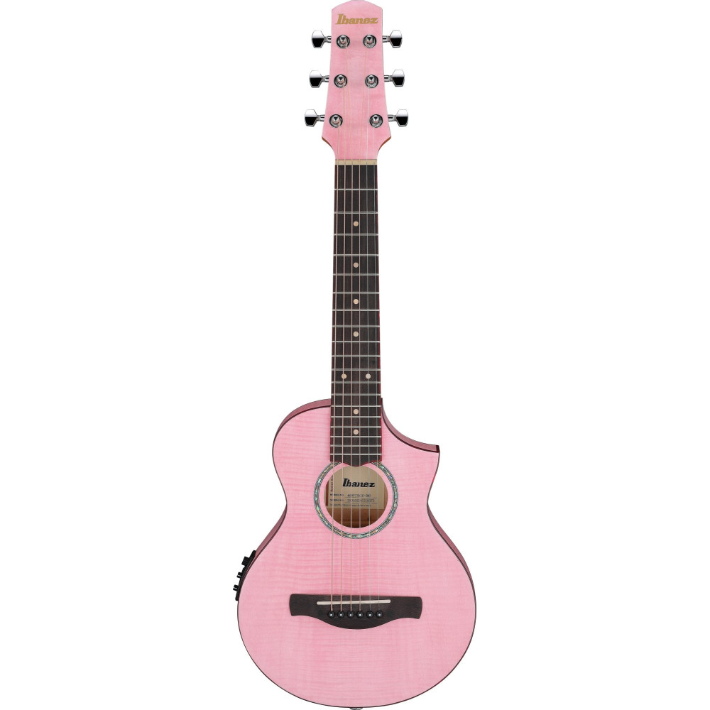 Ibanez EWP17M2E-SMO EWP Piccolo Guitar 6-String - Strawberry Milk Open Pore