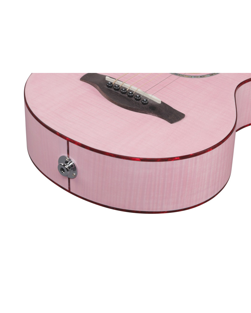 Ibanez EWP17M2E-SMO EWP Piccolo Guitar 6-String - Strawberry Milk Open Pore