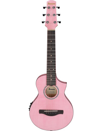 Ibanez EWP17M2E-SMO EWP Piccolo Guitar 6-String - Strawberry Milk Open Pore