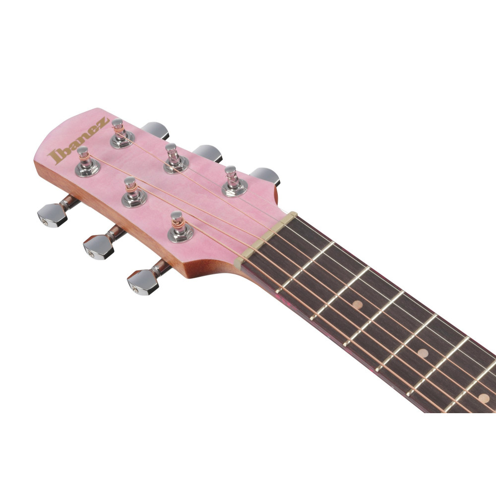 Ibanez EWP17M2E-SMO EWP Piccolo Guitar 6-String - Strawberry Milk Open Pore