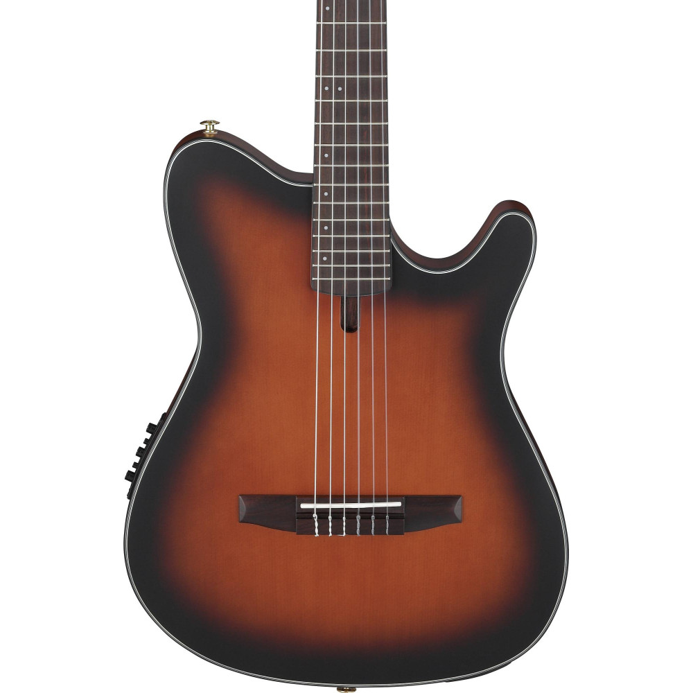 Ibanez FRH10N-BSF FRH Nylon String Guitar 6-String - Brown Sunburst Flat