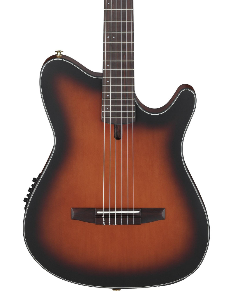 Ibanez FRH10N-BSF FRH Nylon String Guitar 6-String - Brown Sunburst Flat