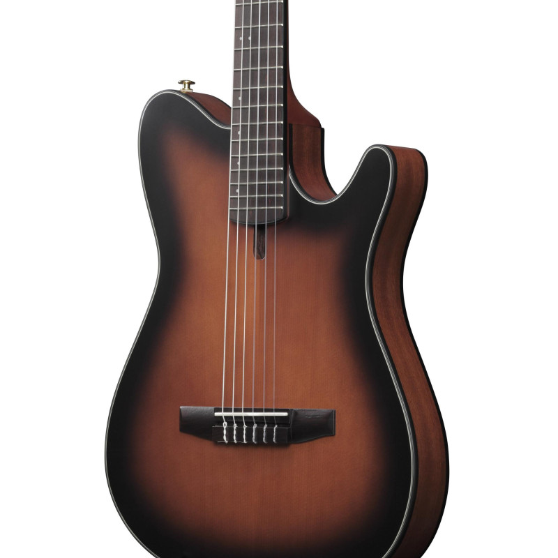 Ibanez FRH10N-BSF FRH Nylon String Guitar 6-String - Brown Sunburst Flat