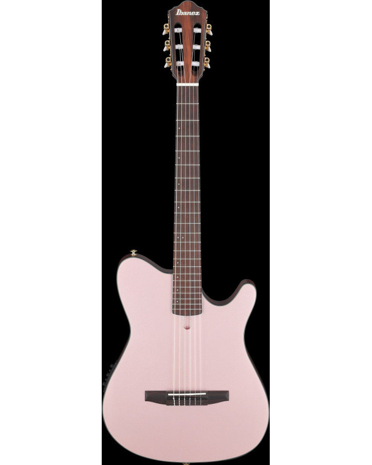 Ibanez FRH10N-RGF FRH Nylon String Guitar 6-String - Rose Gold Metallic Flat