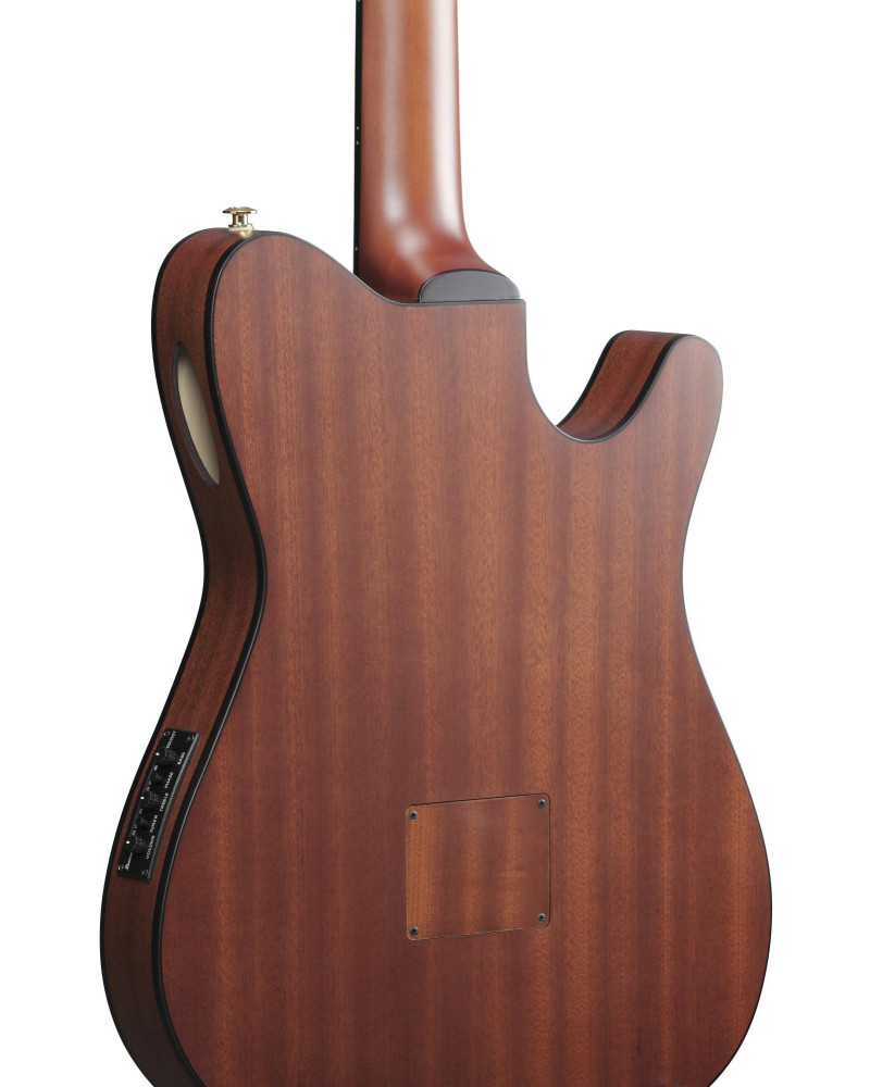 Ibanez FRH10NL-BSF FRH Nylon String Guitar 6-String Lefty - Brown Sunburst Flat